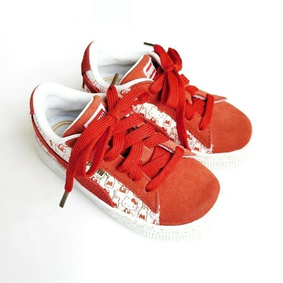 Hello Kitty Puma Sneakers -Exclusive! NEW 8 Red - Picture 2 of 9